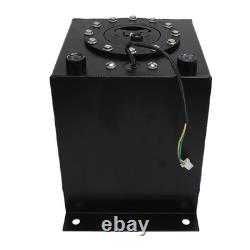 10L Fuel Cell Gas Tank With Cap Level Sender Aluminum Alloy Race Fuel Tank For