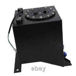 10L Fuel Cell Gas Tank With Cap Level Sender Aluminum Alloy Race Fuel Tank For