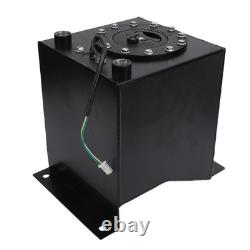 10L Fuel Cell Gas Tank With Cap Level Sender Aluminum Alloy Race Fuel Tank For