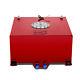 10 Gallon/38l Lightweight Red Coat Aluminum Race Fuel Cell Tank+level Sender
