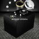 12 Gallon/45l Top-feed Black Aluminum Racing Fuel Cell Gas Tank+cap+level Sender