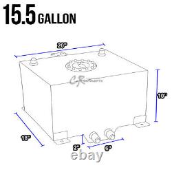 15.5 Gallon/59l Red Coat Universal Racing/drift Fuel Cell Tank+cap+level Sender