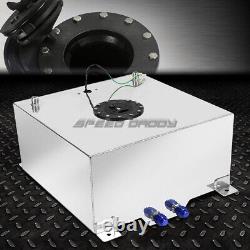 15 Gallon/57 Liter Polished Aluminum Racing Drift Fuel Cell Tank+level Sender