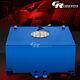 15 Gallon/57l Blue Coat Aluminum Race/drifting Fuel Cell Tank+cap+level Sender