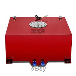15 Gallon/57l Lightweight Red Coat Aluminum Race Fuel Cell Tank+level Sender