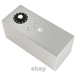 15 Gallon 60L Top-Feed Fuel Cell Gas Tank Can, Universal 15 gallon Silver