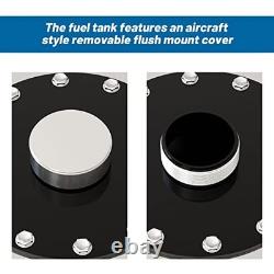 15 Gallon 60L Top-Feed Fuel Cell Gas Tank Can, Universal 15 gallon Silver