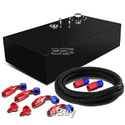 17 Gallon Top-feed Coated Race Reserved Tank+cap+level Sender+steel Line Kit