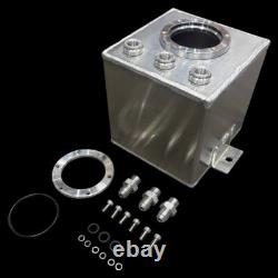 1.5 Litre Swirl Pot/Tank to fit Bosch 044 Type Fuel Pump, Polished Aluminium
