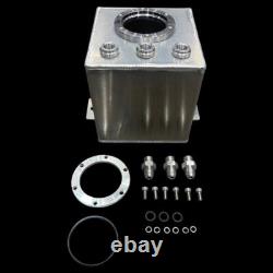 1.5 Litre Swirl Pot/Tank to fit Bosch 044 Type Fuel Pump, Polished Aluminium