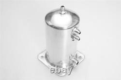 1.6L 54oz Alloy Dome Car Fuel Surge Tank Swirl Pot AN6/8 IN AN8 Out Barb adaptor