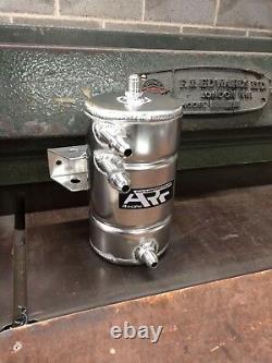 1 Ltr Alloy fuel swirl pot anti surge tank 4 x -6 fittings
