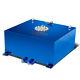 20 Gallon/76l Racing Blue Aluminum Gas Fuel Cell Tank+level Sender 19.75x24x10