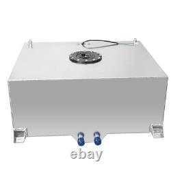 20 Gallon 80L Aluminum Racing Drift Fuel Cell Tank With Cap Foam Outside