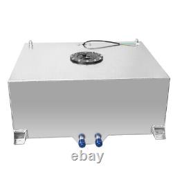 20 Gallon 80L Aluminum Racing Drift Fuel Cell Tank With Cap Foam Outside