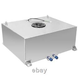 20 Gallon 80L Aluminum Racing Drift Fuel Cell Tank With Cap Foam Outside