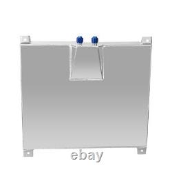 20 Gallon 80L Aluminum Racing Drift Fuel Cell Tank With Cap Foam Outside