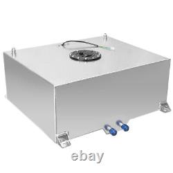 20 Gallon 80L Aluminum Racing Drift Fuel Cell Tank With Cap Foam Outside UK