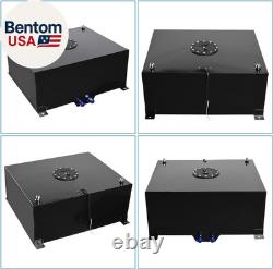 20 Gallon Fuel Cell Aluminum Fuel Gas Tank Kit Universal 80L Polished Racing Str