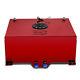 20 Gallon Lightweight Red Coat Aluminum Race Drift Fuel Cell Tank+level Sender
