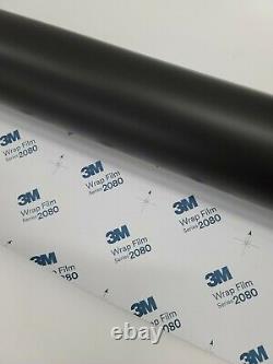 3M 2080 Matte Flat BLACK Wrap Film 15FT x 5FT M12 Car Vinyl Auto Vehicle Wrap