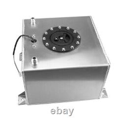 5 Gallon 20L Aluminum Racing Drift Fuel Cell Tank With Cap Outside UK