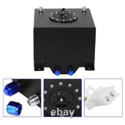 5 Gallon Black Aluminum Fuel Cell Gas Tank for Auto Car Racing Offroad Use