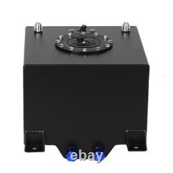 5 Gallon Black Aluminum Fuel Cell Gas Tank for Auto Car Racing Offroad Use