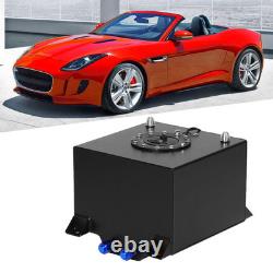 5 Gallon Black Aluminum Fuel Cell Gas Tank for Auto Car Racing Offroad Use