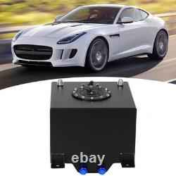 5 Gallon Black Aluminum Fuel Cell Gas Tank for Auto Car Racing Offroad Use