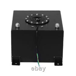 5 Gallon Black Aluminum Fuel Cell Gas Tank for Auto Car Racing Offroad Use