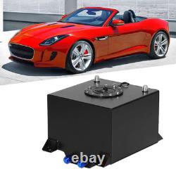 5 Gallon Black Aluminum Fuel Cell Gas Tank for Auto Car Racing Vehicle