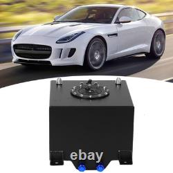 5 Gallon Black Aluminum Fuel Cell Gas Tank for Auto Car Racing Vehicle
