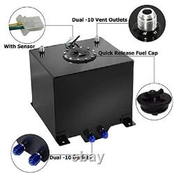 5 Gallon Coated Aluminum Fuel Cell Gas Tank & Level Sender for