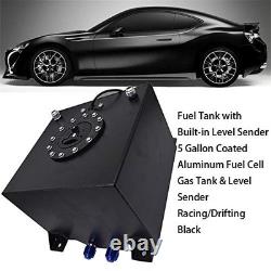 5 Gallon Coated Aluminum Fuel Cell Gas Tank & Level Sender for