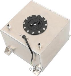 5 Gallon Universal Fuel Cell Gas Tank Aluminum Polished Race Street Drift Strip