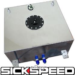 60 Liter/15 Gallon Aluminum Fuel Cell Tank With Cap And Level Gauge Sender P2
