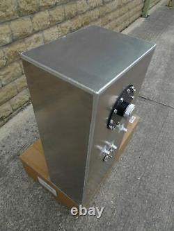 60 Litres / 12.5 Gallons Fuel Cell/tank, Low Profile, Polished Aluminium