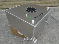 60 Litres / 13 Gallons Fuel Cell/tank, Polished Aluminium