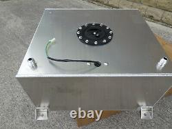 60 Litres / 13 Gallons Fuel Cell/tank, Polished Aluminium