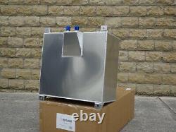 60 Litres / 13 Gallons Fuel Cell/tank, Polished Aluminium