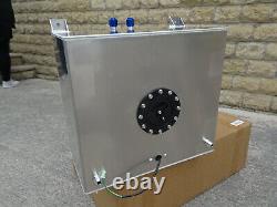 60 Litres / 13 Gallons Fuel Cell/tank, Polished Aluminium