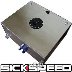 80 Liter/20 Gallon Aluminum Fuel Cell Tank With Cap And Level Gauge Sender P2