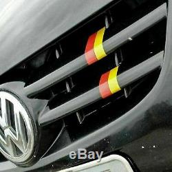 9.8 Germany European Flag Color Stripe Vinyl Decal Stickers For Hood Bumper