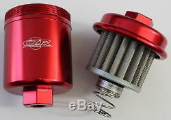 Acura 94-01 Integra Racing High Flow Fuel Filter Washable Red