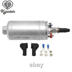 Aluminum 2L Racing AN6 Swirl Fuel Surge Pot Tank With 044 Fuel Pump External NEW