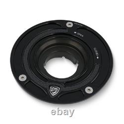 CNC Racing Fuel Tank Cap Flange Carbon Black For Aprilia RSV4 Factory 2009-2014