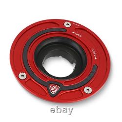 CNC Racing Fuel Tank Cap Flange Carbon Black For Aprilia RSV4 Factory 2009-2014