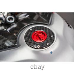 CNC Racing Fuel Tank Cap Flange Carbon Fiber TSB21 Aprilia RSV4 Factory 2009-14