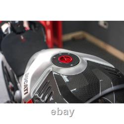 CNC Racing Fuel Tank Cap Flange Carbon Fiber TSB21 Aprilia RSV4 Factory 2009-14